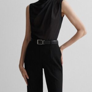 POLERA ALGODÓN Y PANTALÓN SASTRERÍA CONJUNTO